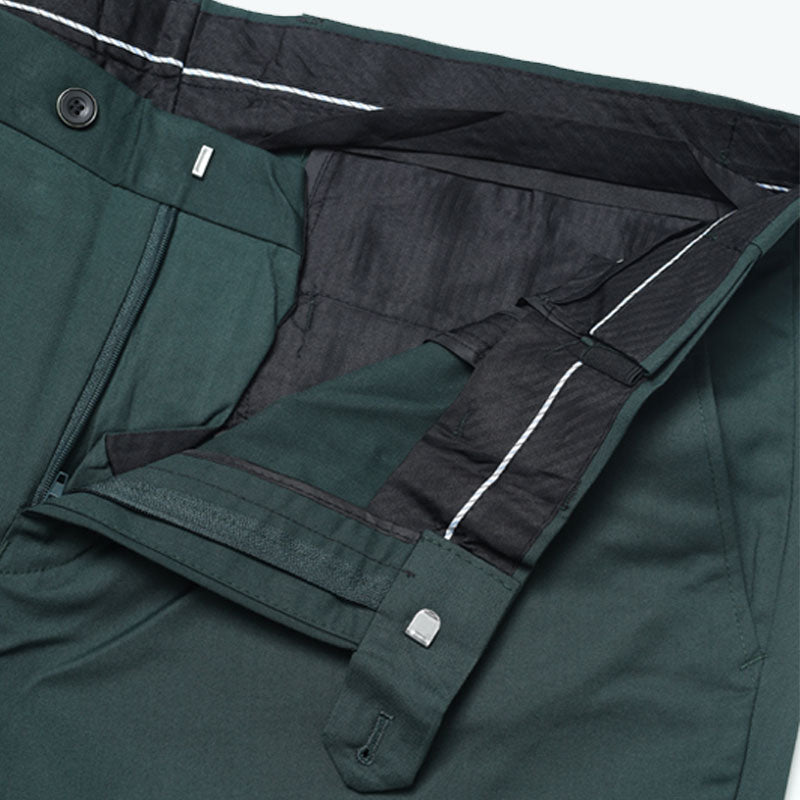 Bottle Green Straight Fit Pant – Stylish, Comfortable, and Versatile for Men
