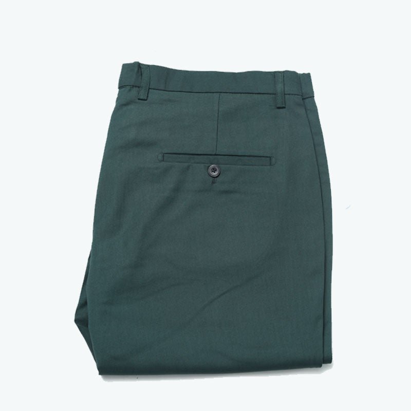 Bottle Green Straight Fit Pant – Stylish, Comfortable, and Versatile for Men