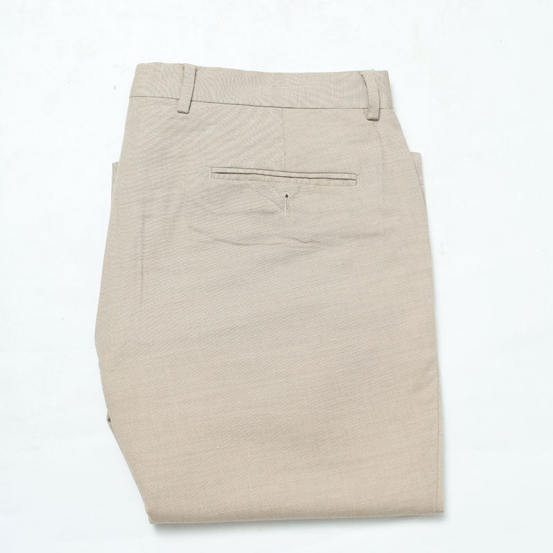 Men’s Off-White Formal Pants – Slim Fit Stretchable Dress pant